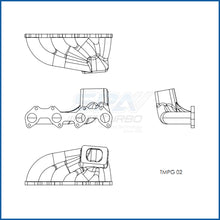 Load image into Gallery viewer, SPA Turbo Peugeot Citroen PSA TU 8S 1.4L 1.6L T25 Turbo manifold