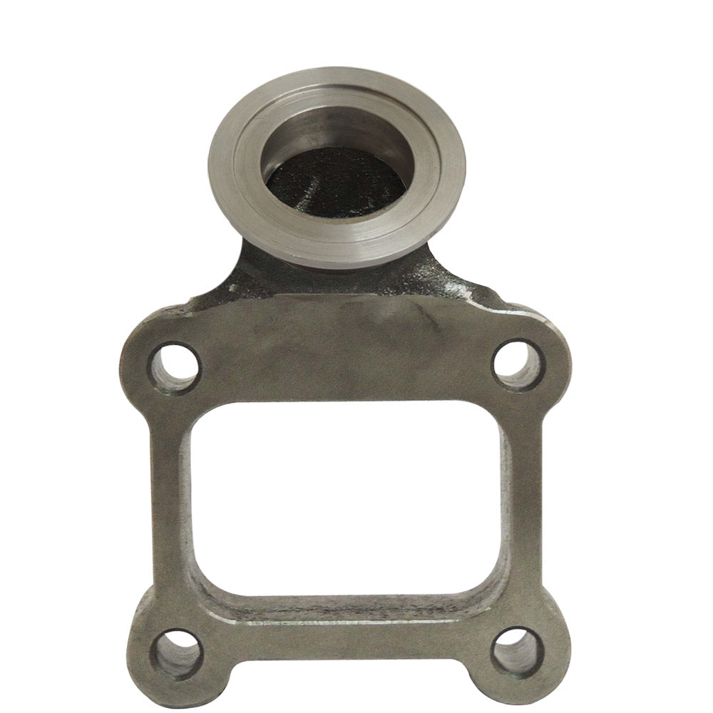 SPA Turbo T4 manifold 44mm v-band Wastegate adapter 45 degree flange
