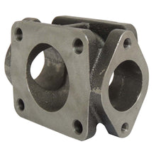 Load image into Gallery viewer, SPA Turbo T4 cast iron flange turbo charger manifold exhaust adapter dual wastegate port