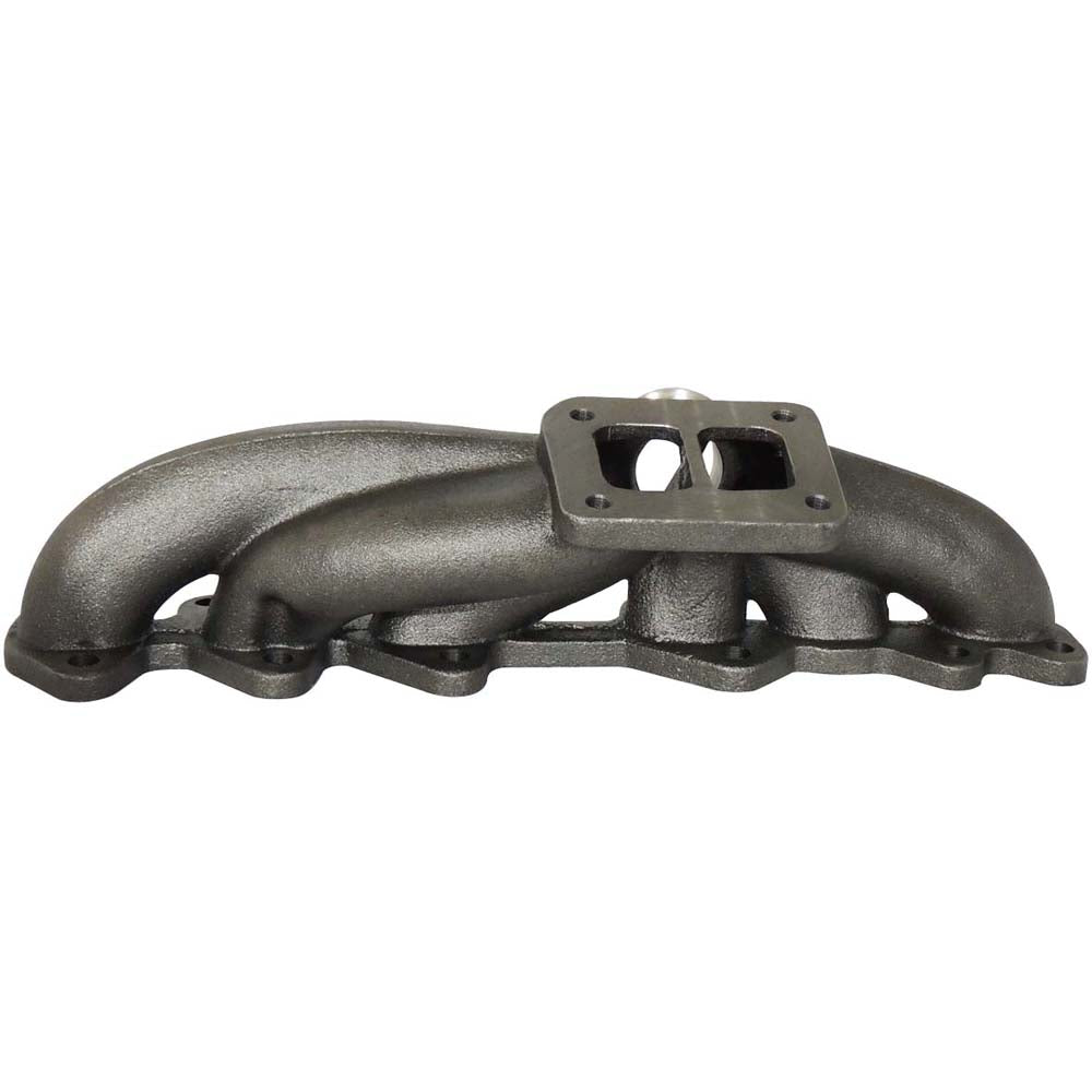 SPA Turbo Toyota / Lexus 2JZ-GTE T4 High Performance Twin Scroll Turbo Manifold + intake manifold - 6 Injectors - Black