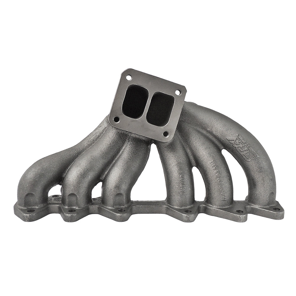 SPA Turbo TOYOTA / LEXUS 2JZ-GTE T4 TOP MOUNT TWIN SCROLL CAST TURBO MANIFOLD V-BAND WASTEGATE + COMETIC MLS EXHAUST MANIFOLD GASKET