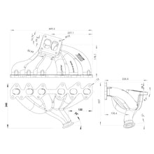 Load image into Gallery viewer, SPA Turbo For 2JZ-GTE TOP MOUNT TWIN SCROLL TURBO MANIFOLD + INTAKE MANIFOLD