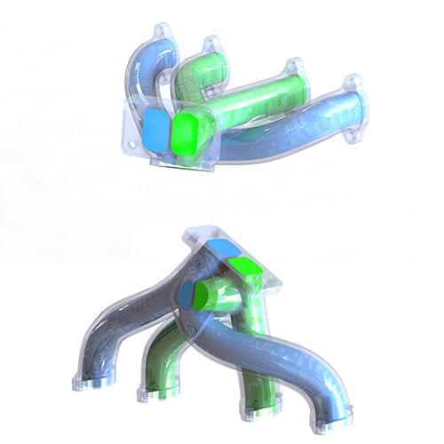 SPA Turbo VW passat B1, B2 8v T3 twin scroll top mount turbo manifold - PRE SALE