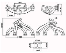 Load image into Gallery viewer, SPA Turbo VW passat B1, B2 8v T3 twin scroll top mount turbo manifold - PRE SALE