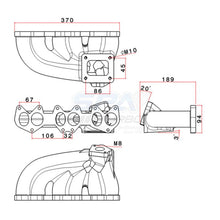 Load image into Gallery viewer, SPA Turbo VW VR6 12v Turbo manifold - T3/T4 + COMETIC EXHAUST MANIFOLD GASKET