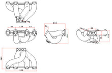 Load image into Gallery viewer, SPA Turbo Audi 80 VW B5 1.9 TDI ADP 1.6L 8V T3 top mount twin scroll street turbo manifold - Street