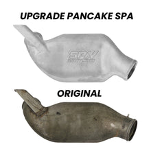 Load image into Gallery viewer, SPA Turbo Cast Turbo Manifold upgrade + high flow pancake (lower intercooler pipe upgrade) Cast aluminum For 1.8T Turbo 20V Transverse VW Golf / Jetta / Beetle / Audi / TT (K03/K04)