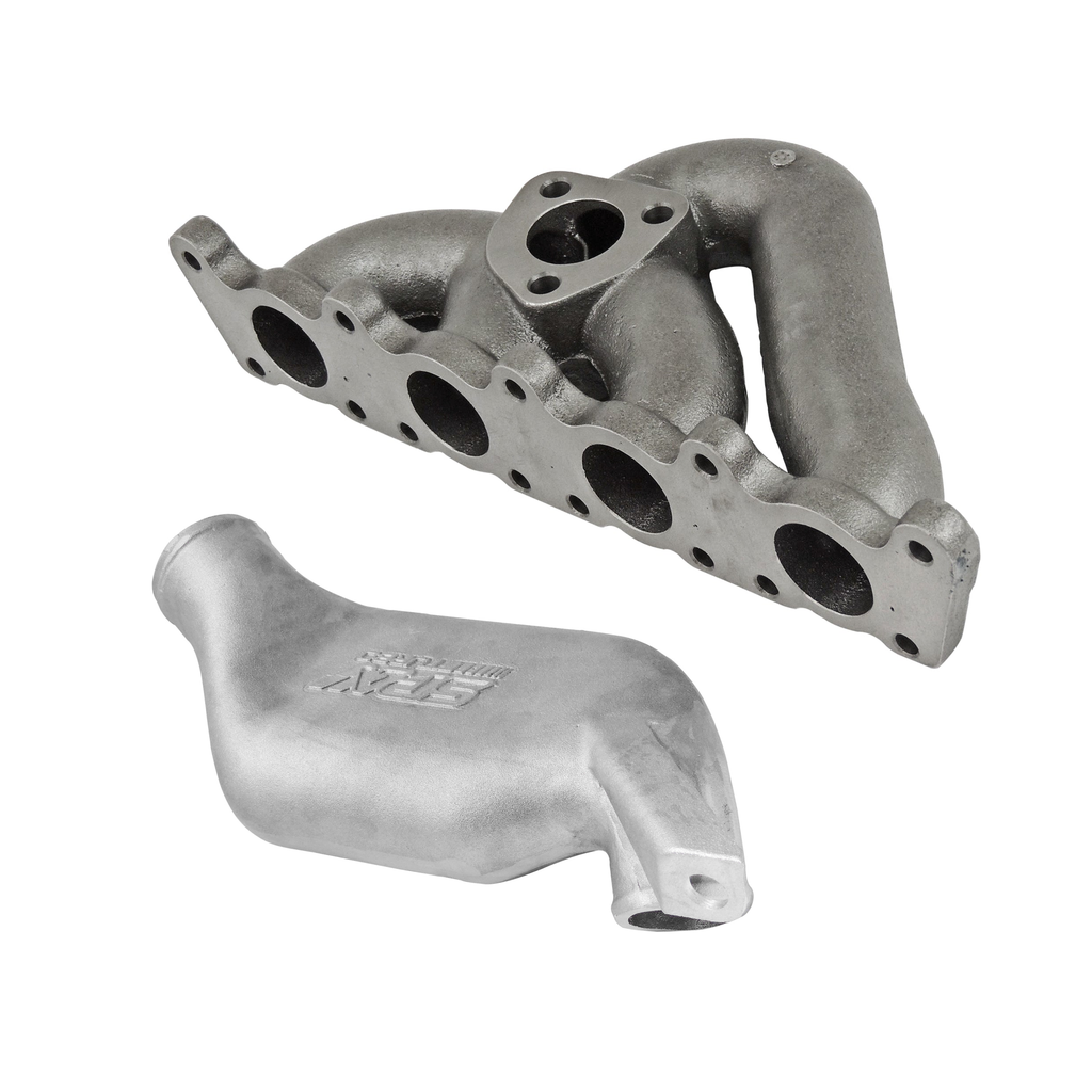 SPA Turbo Cast Turbo Manifold upgrade + high flow pancake (lower intercooler pipe upgrade) Cast aluminum For 1.8T Turbo 20V Transverse VW Golf / Jetta / Beetle / Audi / TT (K03/K04)