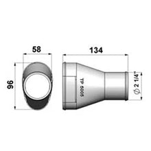 Load image into Gallery viewer, SPA Turbo VW K-Jetronic Oval to 2,25"round power ITB cap