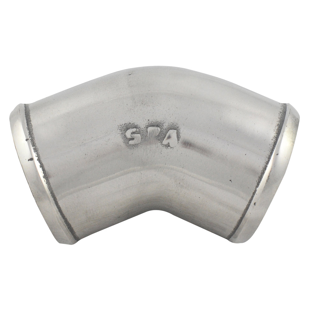 SPA Turbo 2.5” tight radius 45° elbow intake pipe