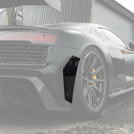 TRE Audi R8 4S Pre-Preg Carbon Fibre Rear Bumper Canards