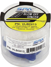 Load image into Gallery viewer, SPA Turbo Aluminum Blow Off Valve Adapter Spacer BOV VW Golf GTI Mk7 Mk7.5 - Blue Series