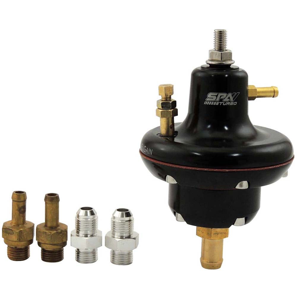 SPA Turbo 10-100 PSI Billet adjustable FMU - Black