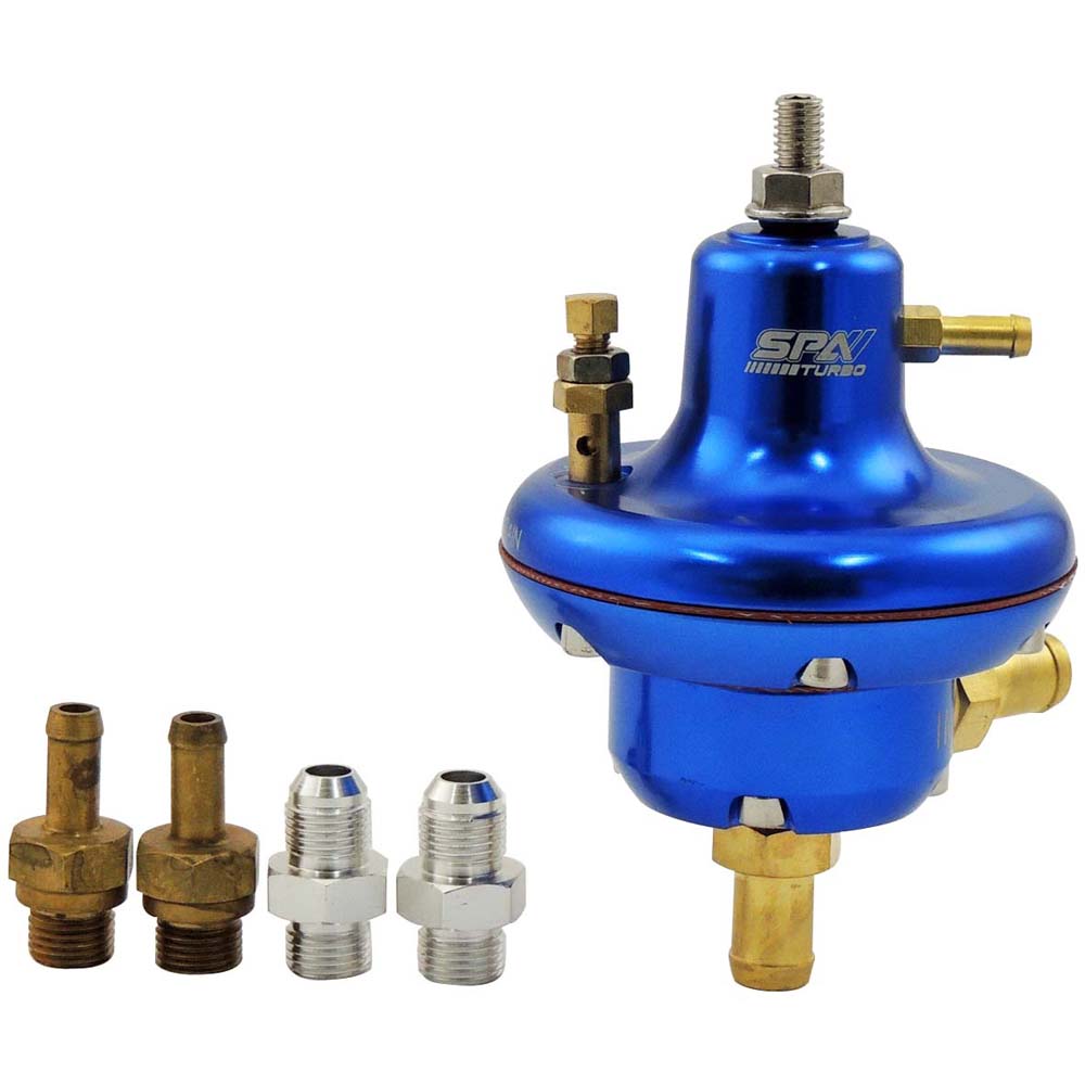 SPA Turbo 10-100 PSI Billet adjustable FMU - Blue
