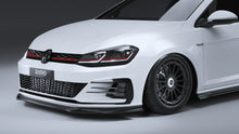 Load image into Gallery viewer, Zaero Design VW Golf GTI Mk7.5 EVO-1 Gloss Black Front Splitter