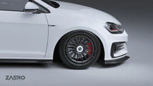 Load image into Gallery viewer, Zaero Design VW Golf GTI Mk7.5 EVO-1 Gloss Black Front Splitter