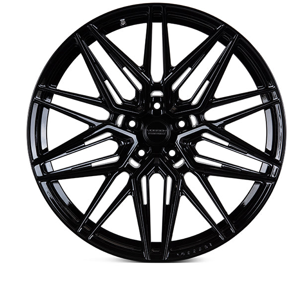 Vossen HF-7 20x10 / 5X127 / ET -18 / Super Deep / 71.5 - Gloss Black Wheel