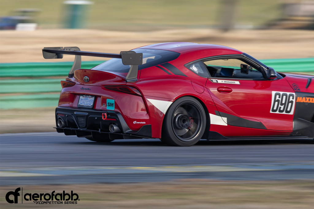 aerofabb Comp Series Carbon Swan Neck Rear Wing - Toyota MK5 Supra