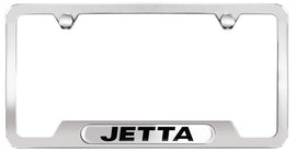 Genuine VW Jetta Polished Stainless Steel License Plate Frame