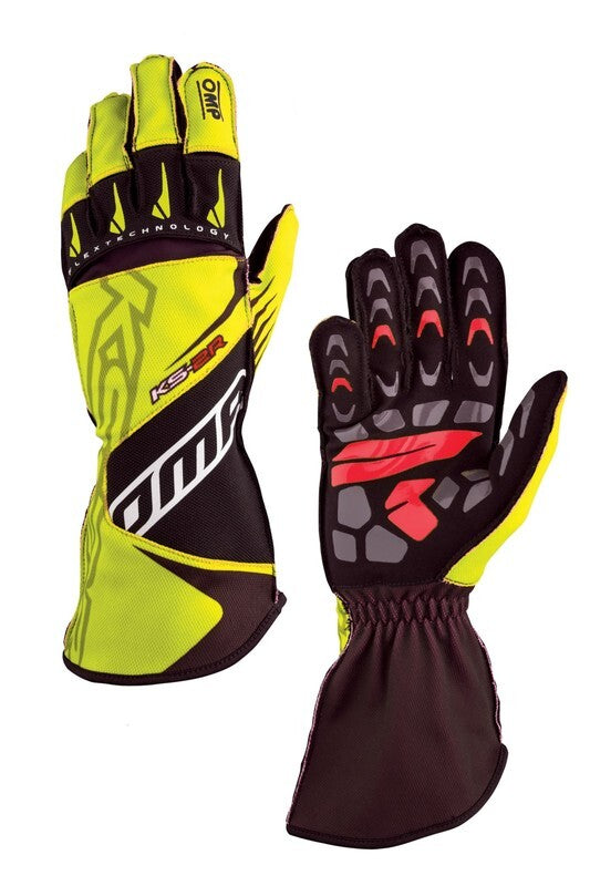 OMP KS-2R GLOVES MY2022 RED/BLACK SIZE M