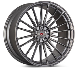 Vossen Forged S17-04 -21X10.5 / 5X120 / 74.1 - Brushed Stealth Grey Fountain Blue V F9X X5M Front