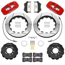 Load image into Gallery viewer, Wilwood 95-98 Nissan Skyline Aerolite 6R Front BBK w/ 14.00in Slotted Rotors &amp; Flexlines - Red