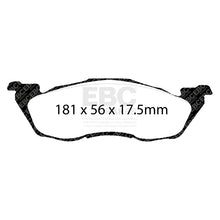 Load image into Gallery viewer, EBC 97-98 Dodge Dakota 2WD 2.5 Ultimax2 Front Brake Pads