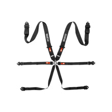 Load image into Gallery viewer, Sparco BELT COMP H3 PD 6PT STEEL Black