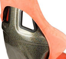 Load image into Gallery viewer, NRG FRP Bucket Seat ULTRA Edition W/ Grey Pearlized Back / Peach Microfiber Material - Large