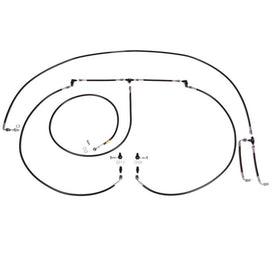Chase Bays Chevrolet Corvette C5/C6 Inline/Pass-Thru OE MC & Brake Lines Hydro Handbrake Line Kit