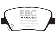 Load image into Gallery viewer, EBC 12+ Hyundai Azera 3.3 Ultimax2 Front Brake Pads