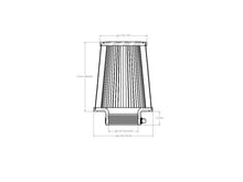 Load image into Gallery viewer, aFe POWER Universal Clamp-On Air Filter w/ D2 Dura-Dry Media - 3in F x 6in B x 4-3/4in T x 7in H