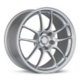 Enkei PF01 17x7 4x108 42mm Offset 75mm Bore Silver Wheel (MOQ 40)