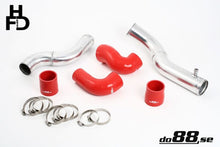 Load image into Gallery viewer, do88 Volvo 7/940 Turbo Top Connection Pipe Kit Red Hoses standard Throttle Body