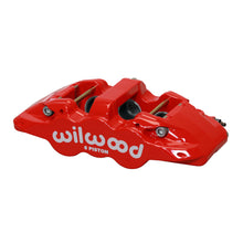 Load image into Gallery viewer, Wilwood caliper AERO6 1.75/1.62/1.62 1.25 rotor .80 THK pad L/H red