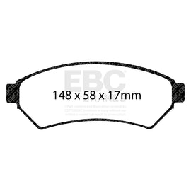 EBC 05-09 Buick Allure (Canada) 3.6 Ultimax2 Front Brake Pads