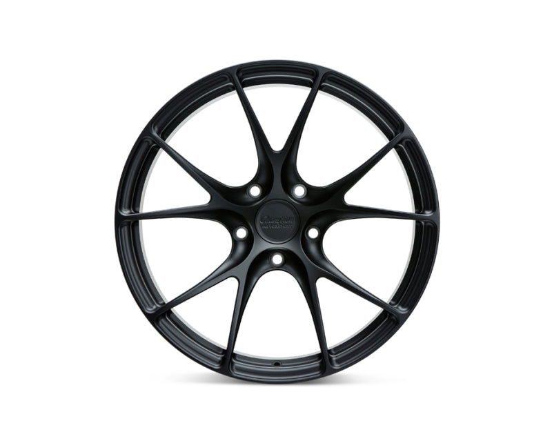 Vossen X Champion RS74 21X9.5 / ET50 / 5X130 / Satin Black Wheel / Taycan - Front