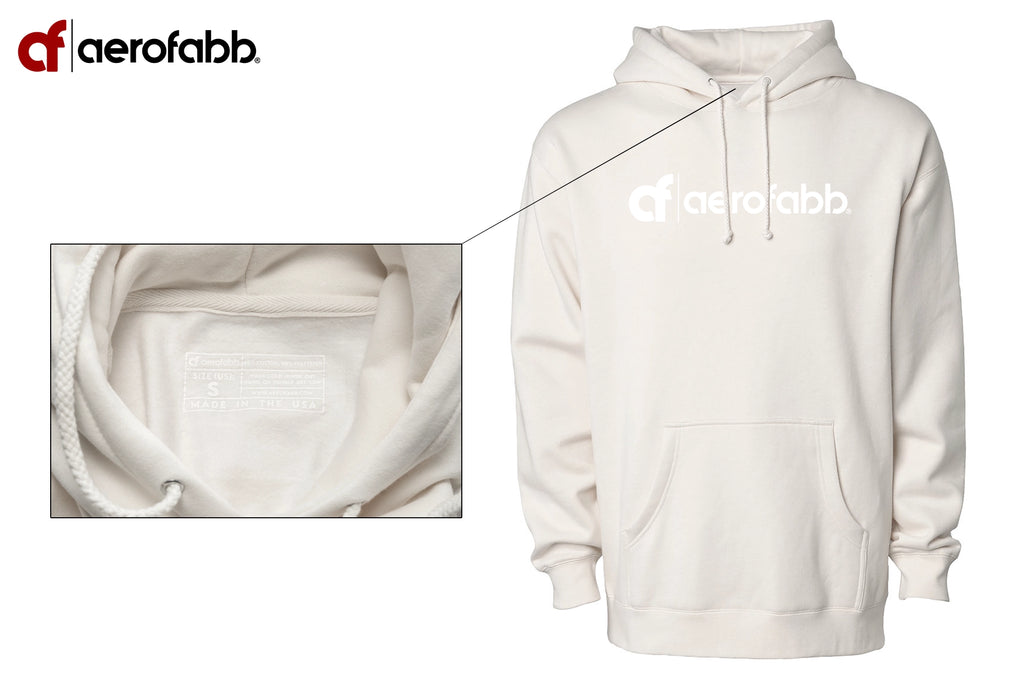 aerofabb Heavyweight Hoodie - Bone White