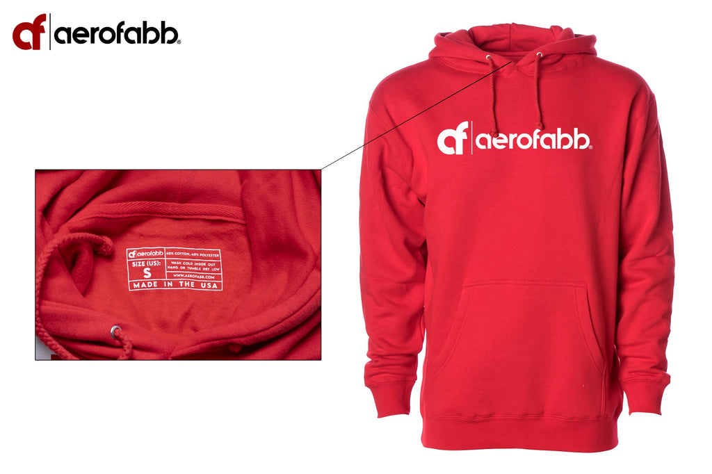 aerofabb Heavyweight Hoodie - Red