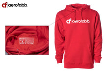 Load image into Gallery viewer, aerofabb Heavyweight Hoodie - Red