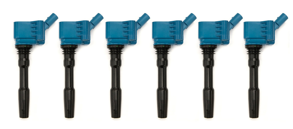 APR TSI Blue Ignition Coil Set of 6 - Audi B9 S4, S5, RS5, Q5, SQ5, C8 A6, S6, A7, S7 2.9T, 3.0T