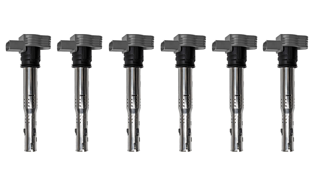 APR Grey Ignition Coil Set of 6 - Audi B8/B8.5 S4, S5, Q5, SQ5, C7 A6, A7, D4 A8 EA837 3.0T