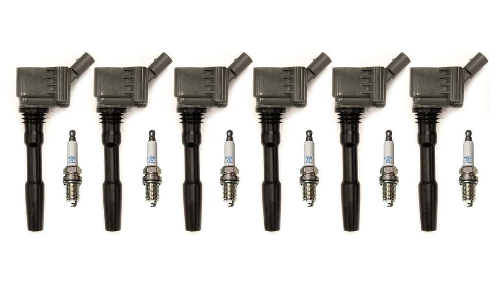 Audi EA839 Ignition Service Kit - Grey APR Coils - Audi B9 S4, S5, RS5, SQ5, C8 A6, S6, A7, S7 2.9T, 3.0T