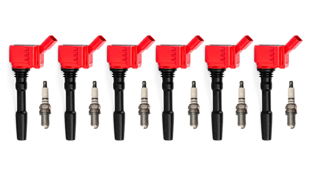 Audi EA839 Ignition Service Kit - Red APR Coils - Audi B9 S4, S5, RS5, SQ5, C8 A6, S6, A7, S7 2.9T, 3.0T