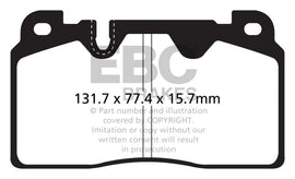 EBC S8 Brake Pad and Rotor Kit