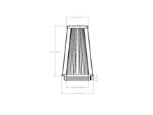Load image into Gallery viewer, aFe POWER Universal Clamp-On Air Filter w/ D2 Dura-Dry Media - 3-1/2in F x 5in B x 3-1/2in T x 8in H