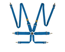 Load image into Gallery viewer, OMP First 3/2 Racing Harness Blue