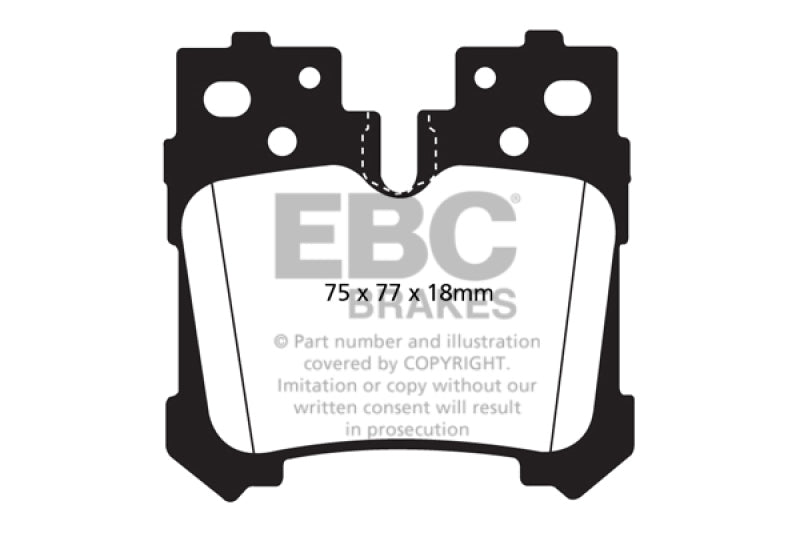 EBC 2021+ Toyota Mirai Ultimax Rear Brake Pads