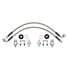 Load image into Gallery viewer, Wilwood flexline kit 16IN. 90 deg -3 male to M10-1.0 BF M10-1.0 banjo