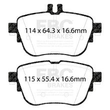 Load image into Gallery viewer, EBC 2017+ Mercedes-Benz E300 (W213) Greenstuff Rear Brake Pads